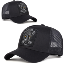 Casquette Panthère Noir